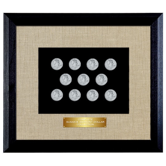 Complete Susan B. Anthony Collection in Wood Frame